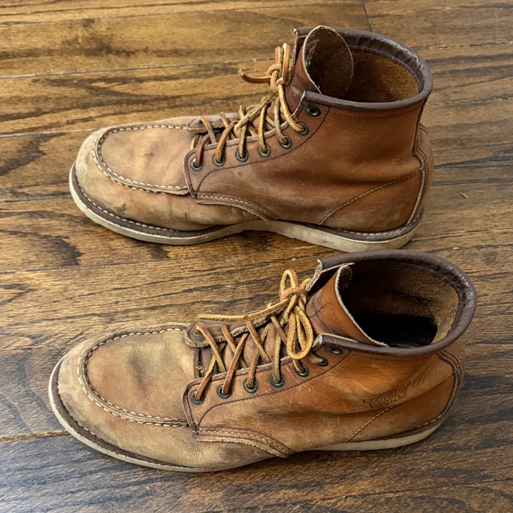 Red Wing Leather Work Boots - Picture 3 of 13